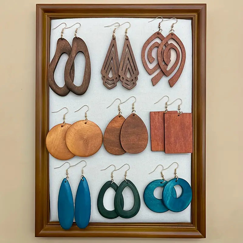 Wood Earrings | Styles of Wooden Earrings | Wood Teardrop Earrings | Wooden Statement Earrings | Wood Hoop Earrings | Trendy Earrings