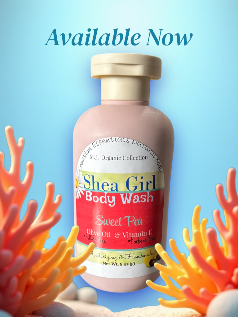 Shea Girl Sweet Pea Body Wash- MJ Collection