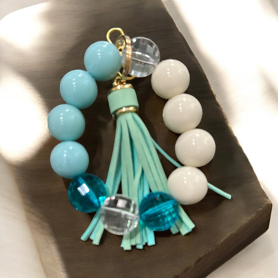 Sugarbands Keychain -Silicone Keychain, Wirstlet and Tassles,