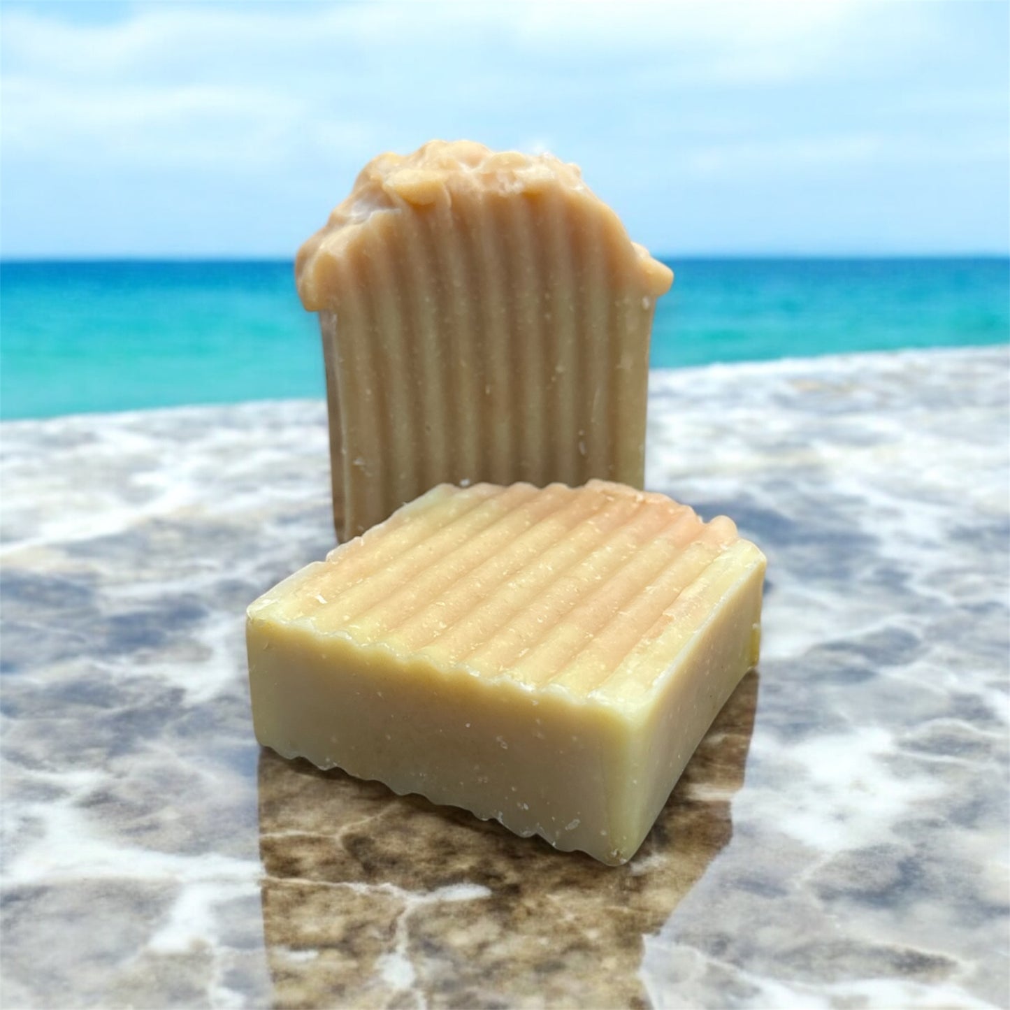 Sun Rise Soap Bar with Goats Milk & Honey-Creation Essential's