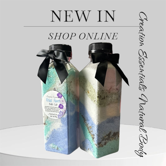 Relax Haven luxury Bath Tea Luxurious Spa Bath Soak, with Coconut Oil, and Dry Flowers