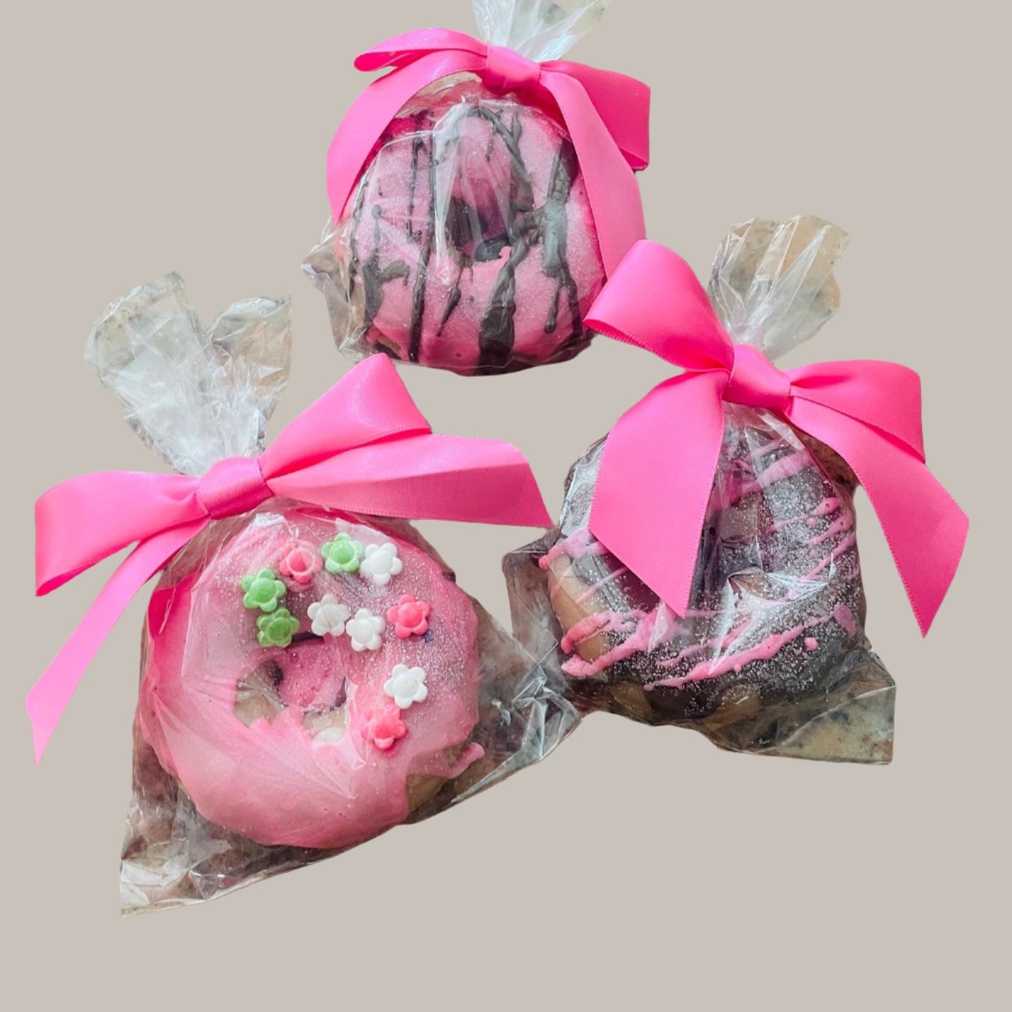 Donut Eat Us Pink Glaze Soap Bars (2pk) Vegan Soap -M.J. Collection