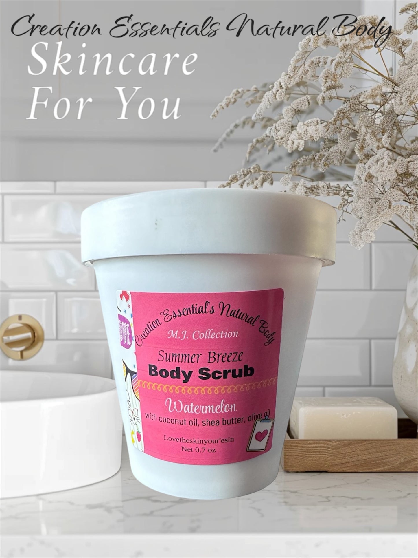 Summer Breeze Watermelon Sugar Body Scrub- By: M.J. Collection
