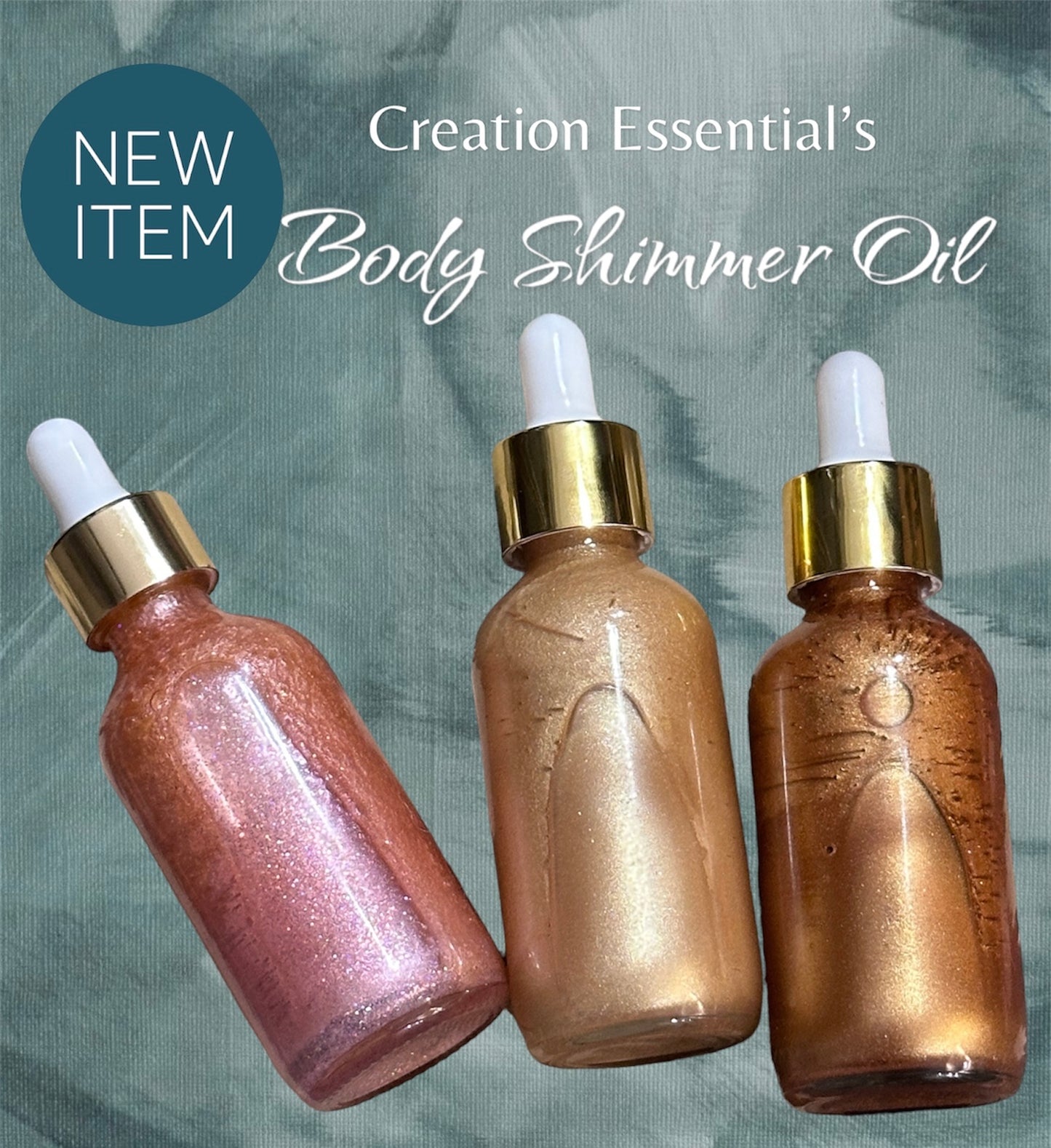 Radiant Bliss Creation Essential Shimmer Oil Bundle