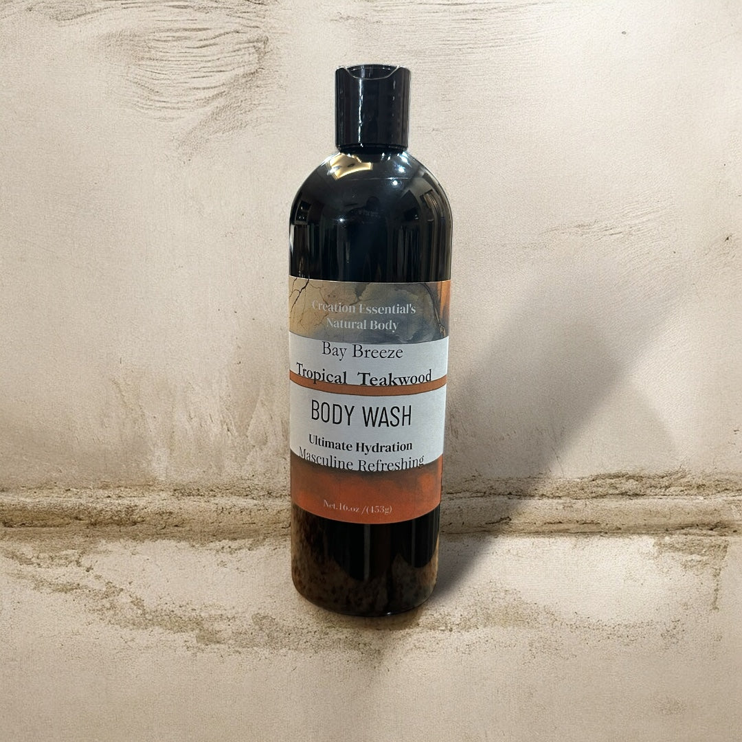 Bay Breeze Tropical Teakwood Organic Body Wash