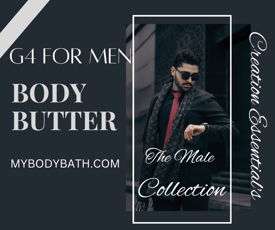 Male Body Moisturizer- G4 for Men- Body Butter