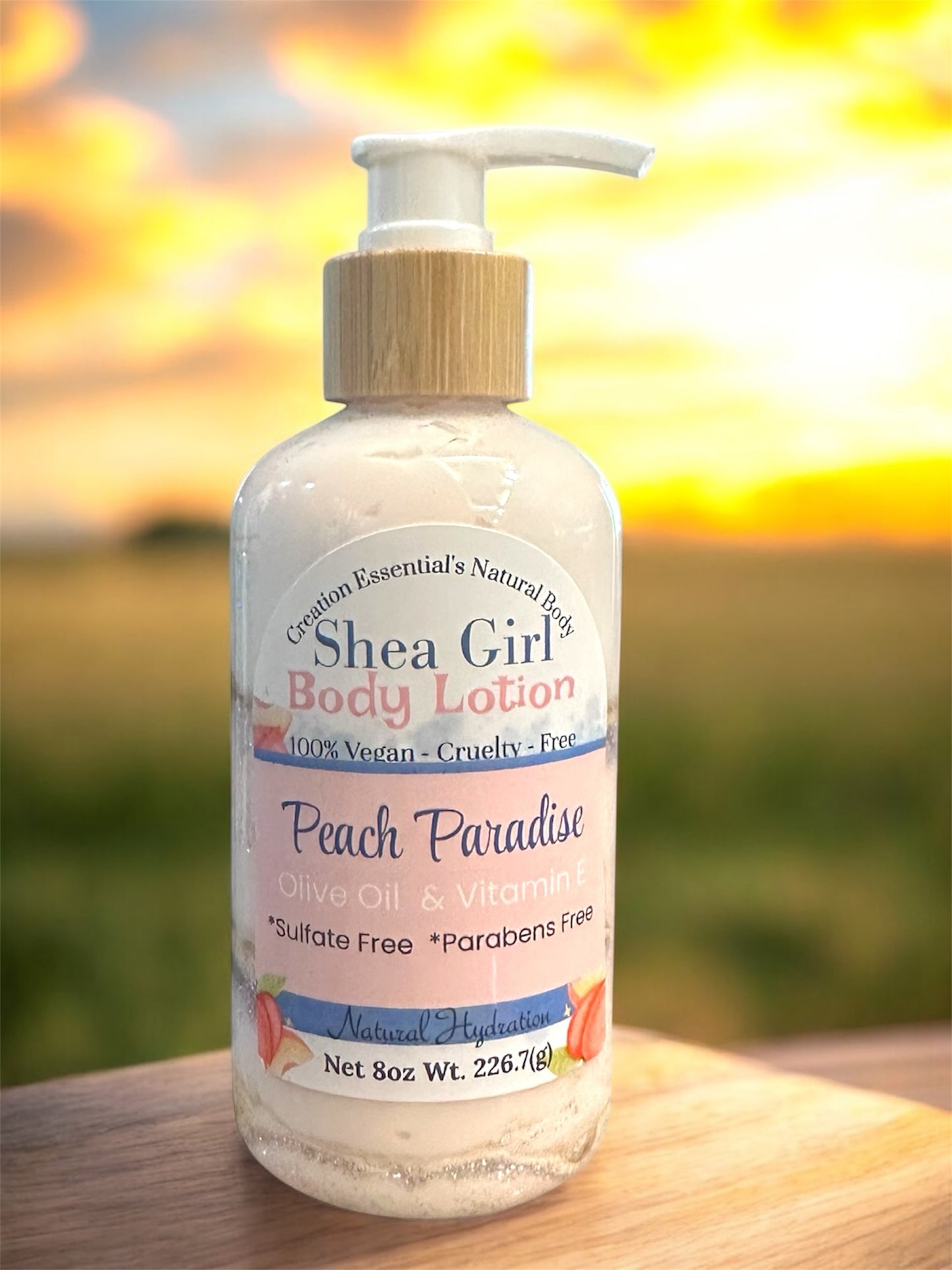 Shea Girl Peach Paradise Body Lotion