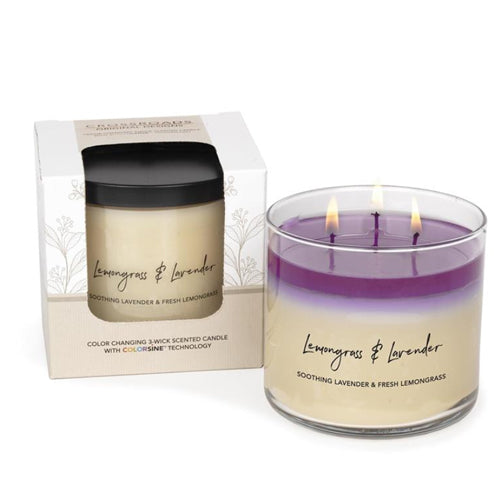 Crossroads Color Changing 3 Wick Jar Candle