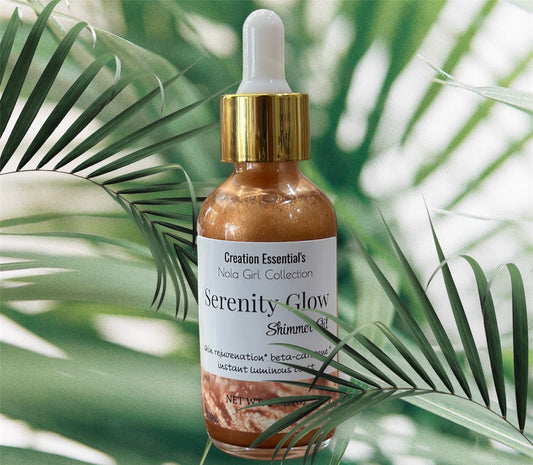 Serenity Glow Shimmer Bronze Body Shimmer- Creation Essential's Nola Girl Collection