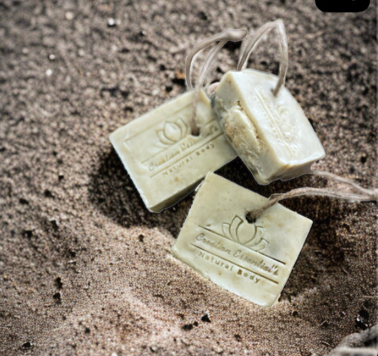 Raw Oats Organic Soap on the Rope w/Loofah