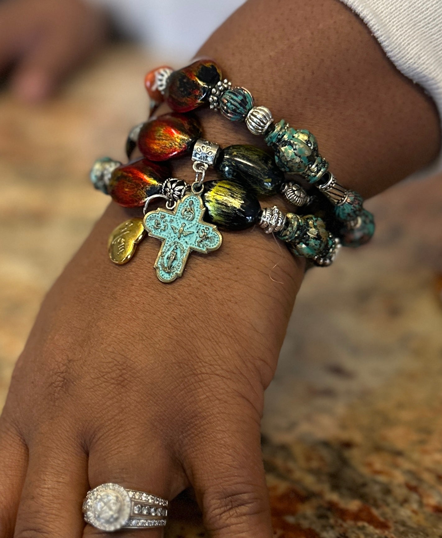 Bohemian Bead Style Bracelets, Fashion Bracelets- Creations Essential's Fashion Accessories