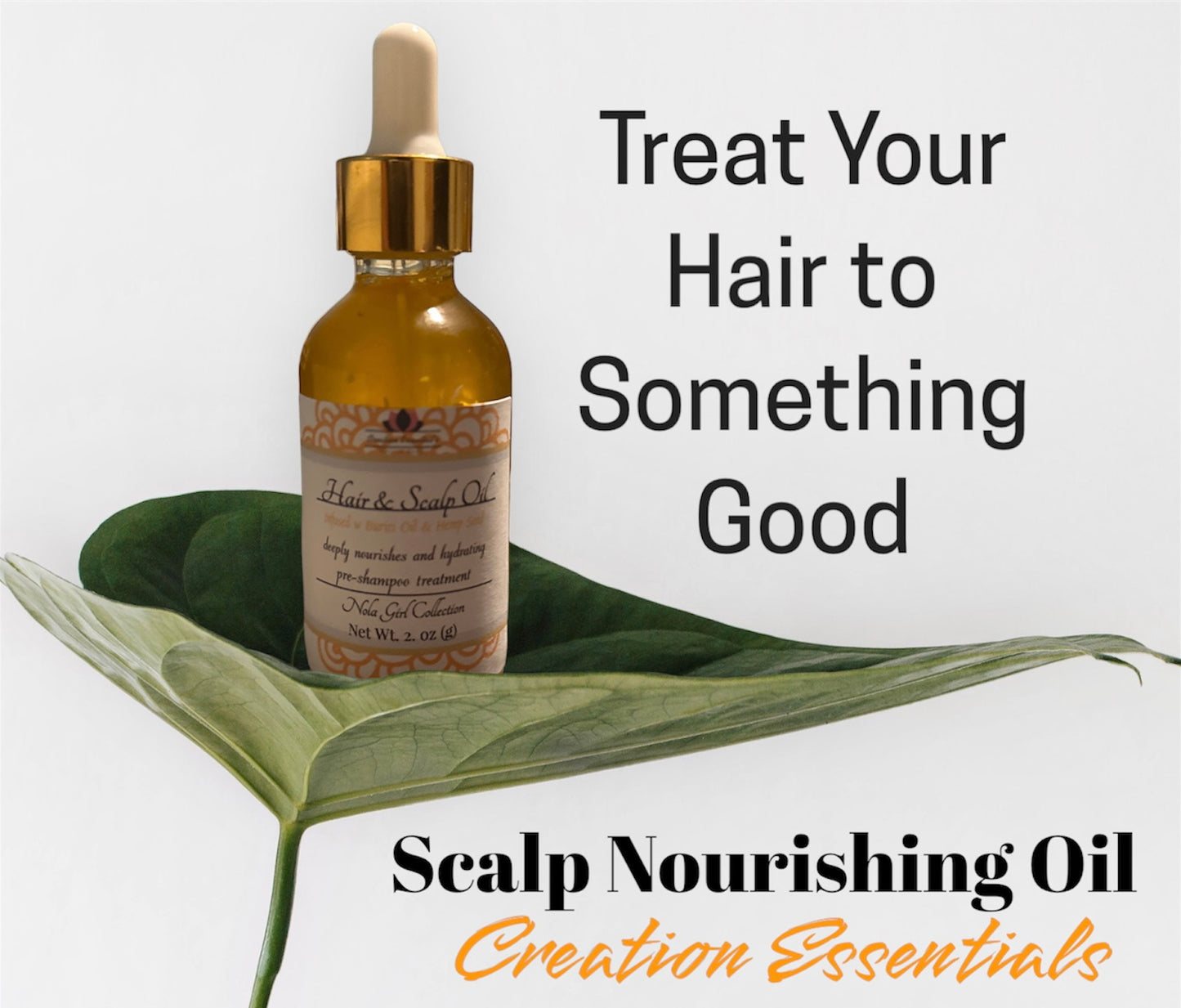 Nola Girl Hair & Scalp Nourishing Oil with Buriti Oil & Hemp Seed