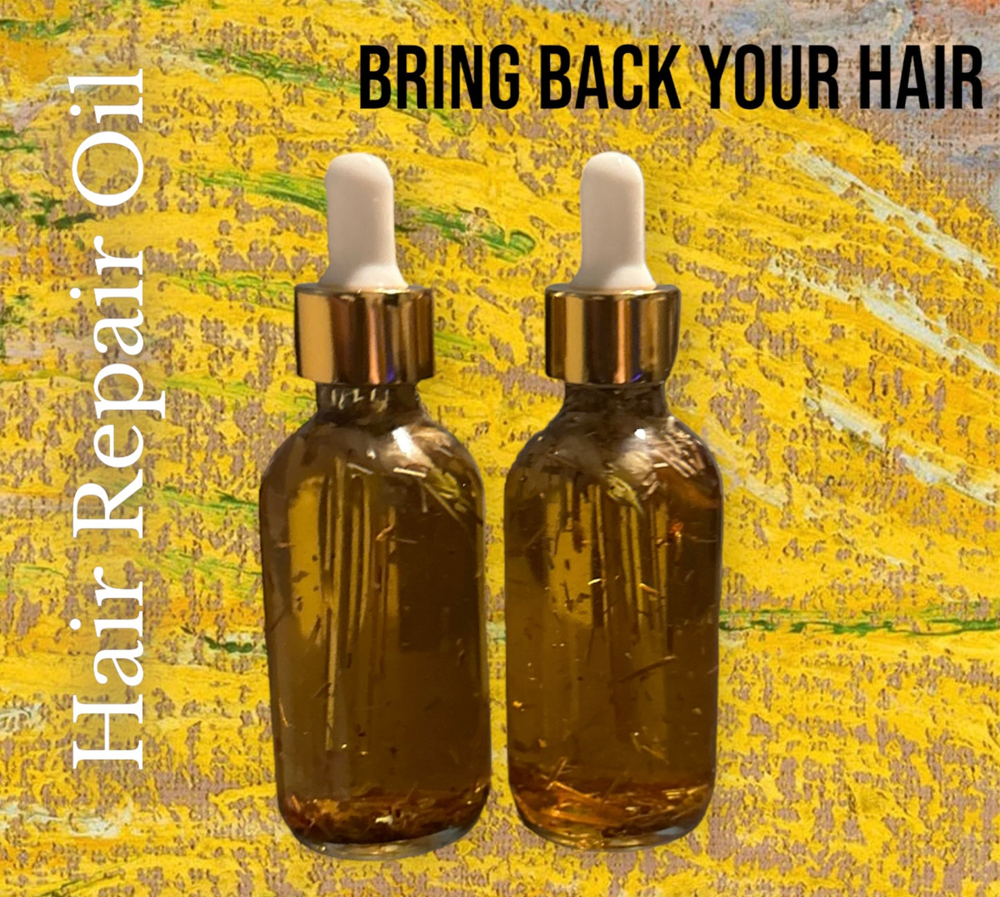 Hair & Scalp Repair Oil with St. John Wort Herbs & Bergamot Oil