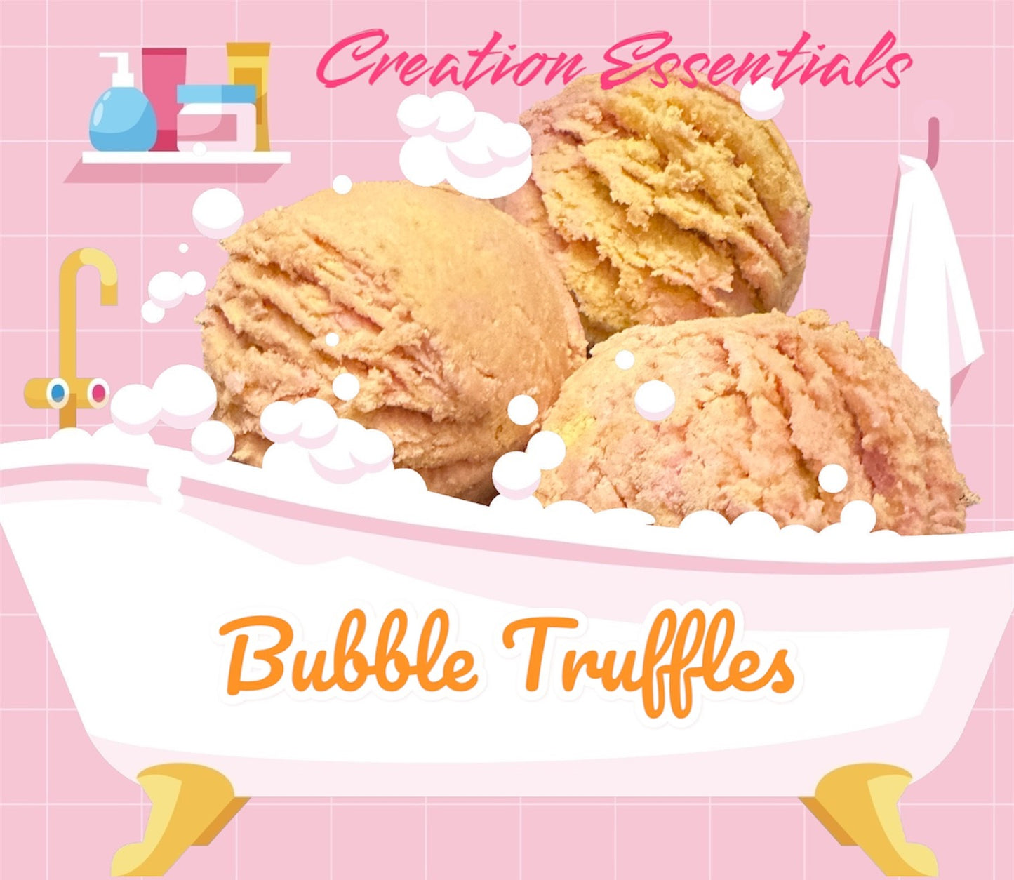 Raspberry Lemonade Sweet Bath Bomb Truffles 3pk