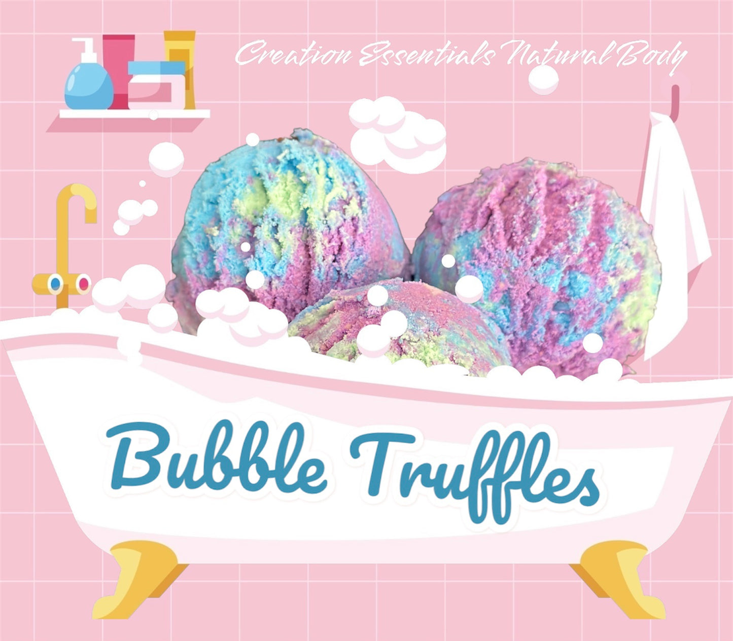 Berry Kiss Bath Bomb Truffles 3pk Bath Bombs