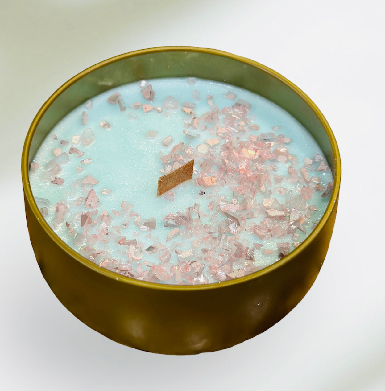 Wood Wick Soy Wax Handmade Luxury Candle Ocean Rose