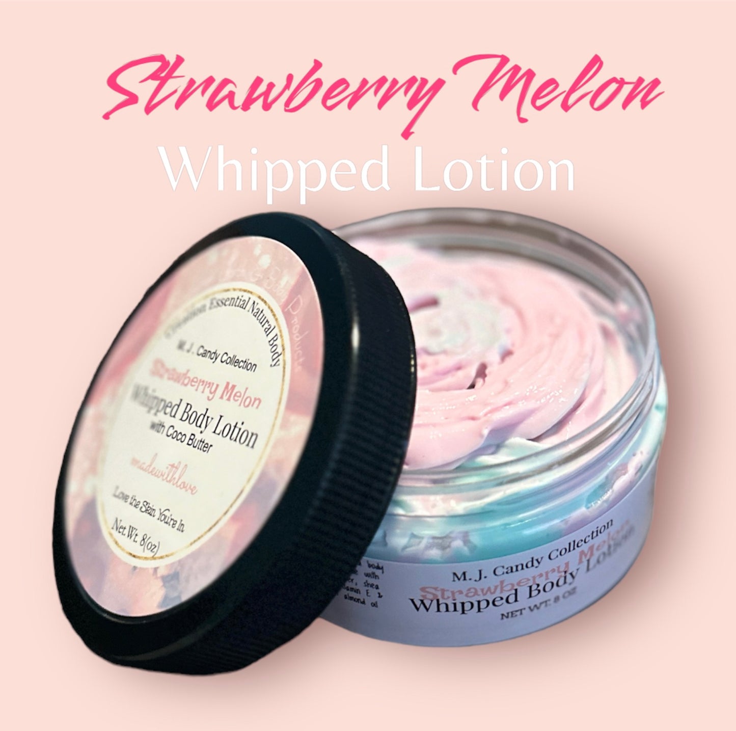 Strawberry Melon Whipped Lotion 8oz