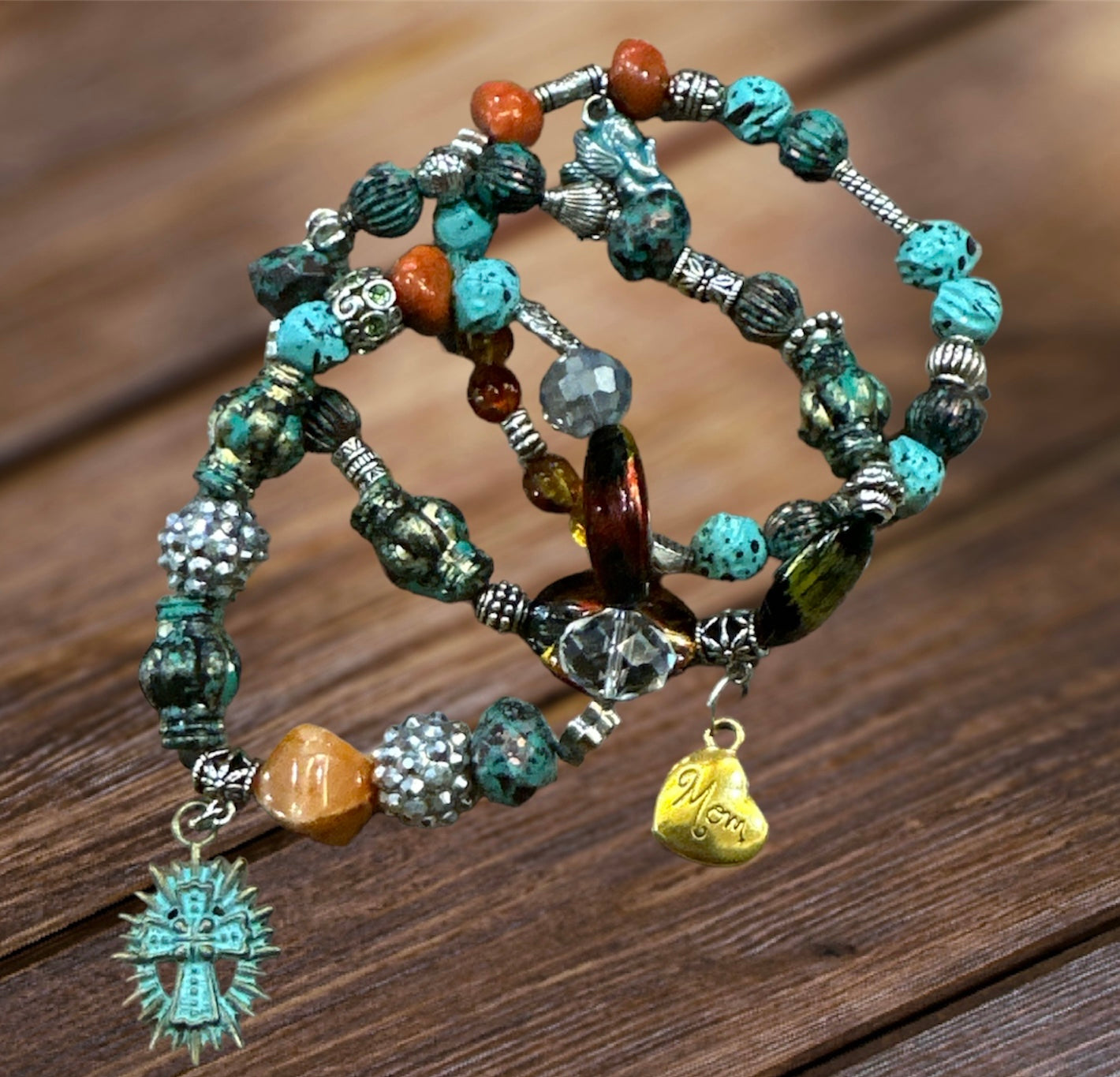Bohemian Bead Style Bracelets, Fashion Bracelets- Creations Essential's Fashion Accessories
