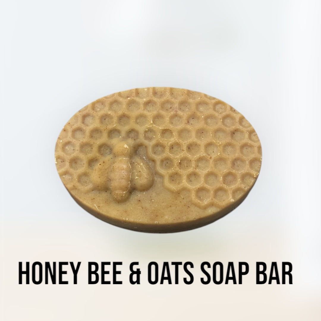 Honey Bee Soap Bar Turmeric w/Oats Soap Bars 2pk By: M.J. Candy Collection
