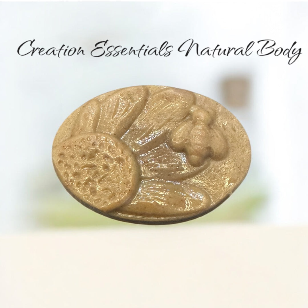 Honey Bee Soap Bar Turmeric w/Oats Soap Bars 2pk By: M.J. Candy Collection