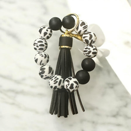 Sugarbands Keychain -Silicone Keychain, Wirstlet and Tassles,