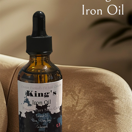 King's Iron Oil -For That Special Private Place Men Body Oil