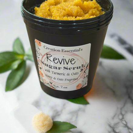 Revive Creamy Sugar Scrub with Turmeric & Oats