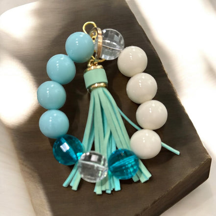 Sugarbands Keychain -Silicone Keychain, Wirstlet and Tassles,