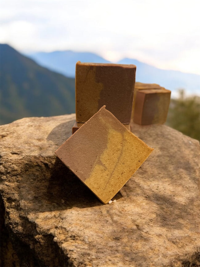 Timeless Turmeric Organic Soap Bar with Turmeric & Rose Powder