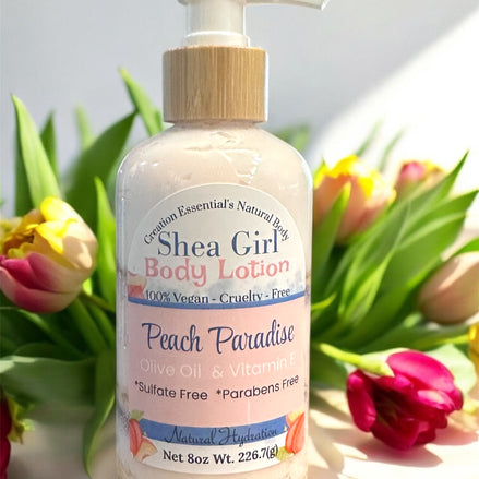 Shea Girl Peach Paradise Body Lotion  Buy 3 Get 3 or Buy 2 Get 1 Free