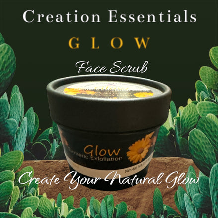 Glow Exfoliation Facial Polish with 2% Hyaluronic Acid, Turmeric & Chamomile Extract