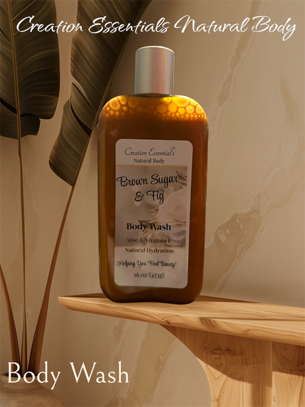 Buy 3 Get 3 or Buy 2 Get 1 Free   Brown Sugar & Fig Body Wash with Aloe and Vitamin E  Hydrating Body Wash
