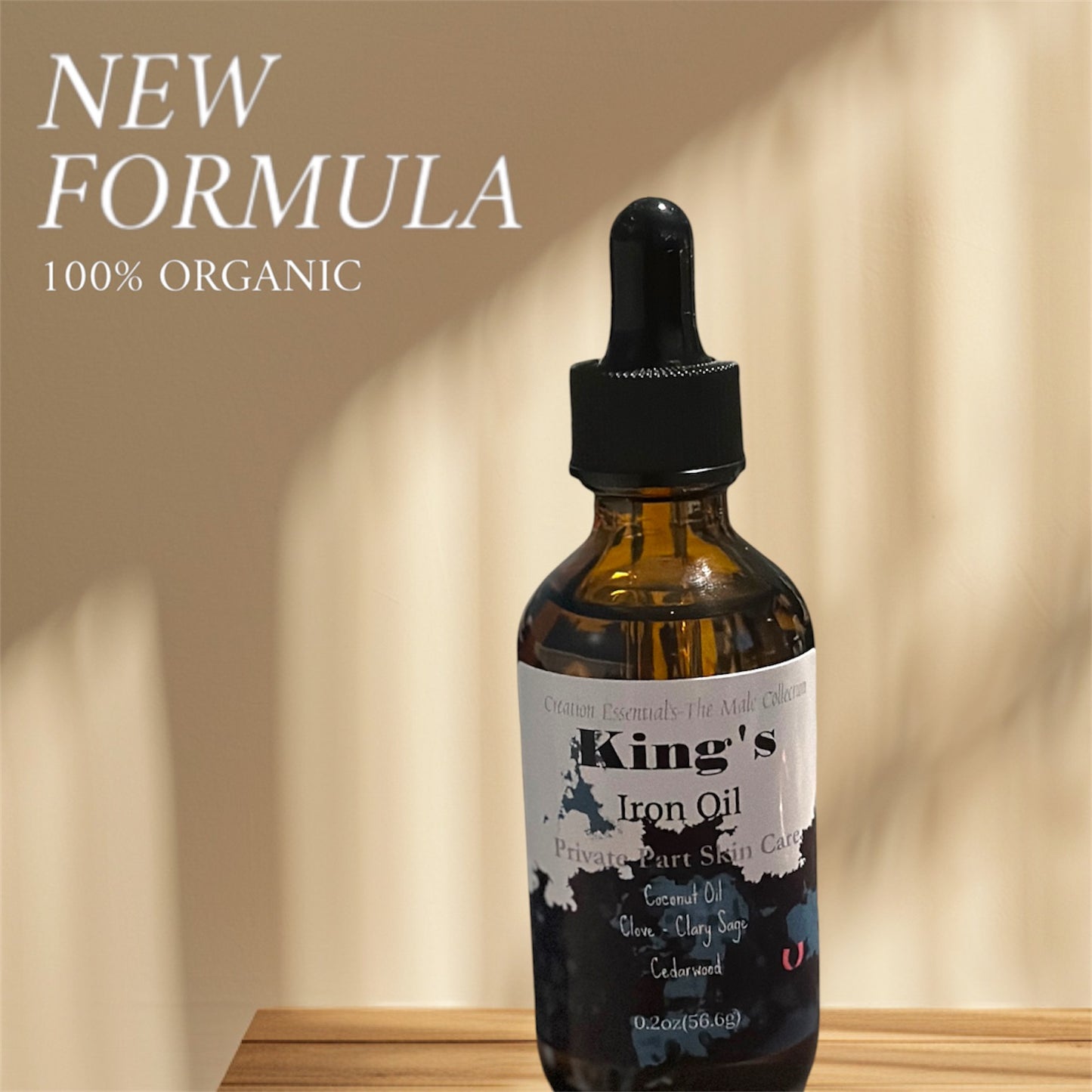 King's Iron Oil -For That Special Private Place Men Body Oil