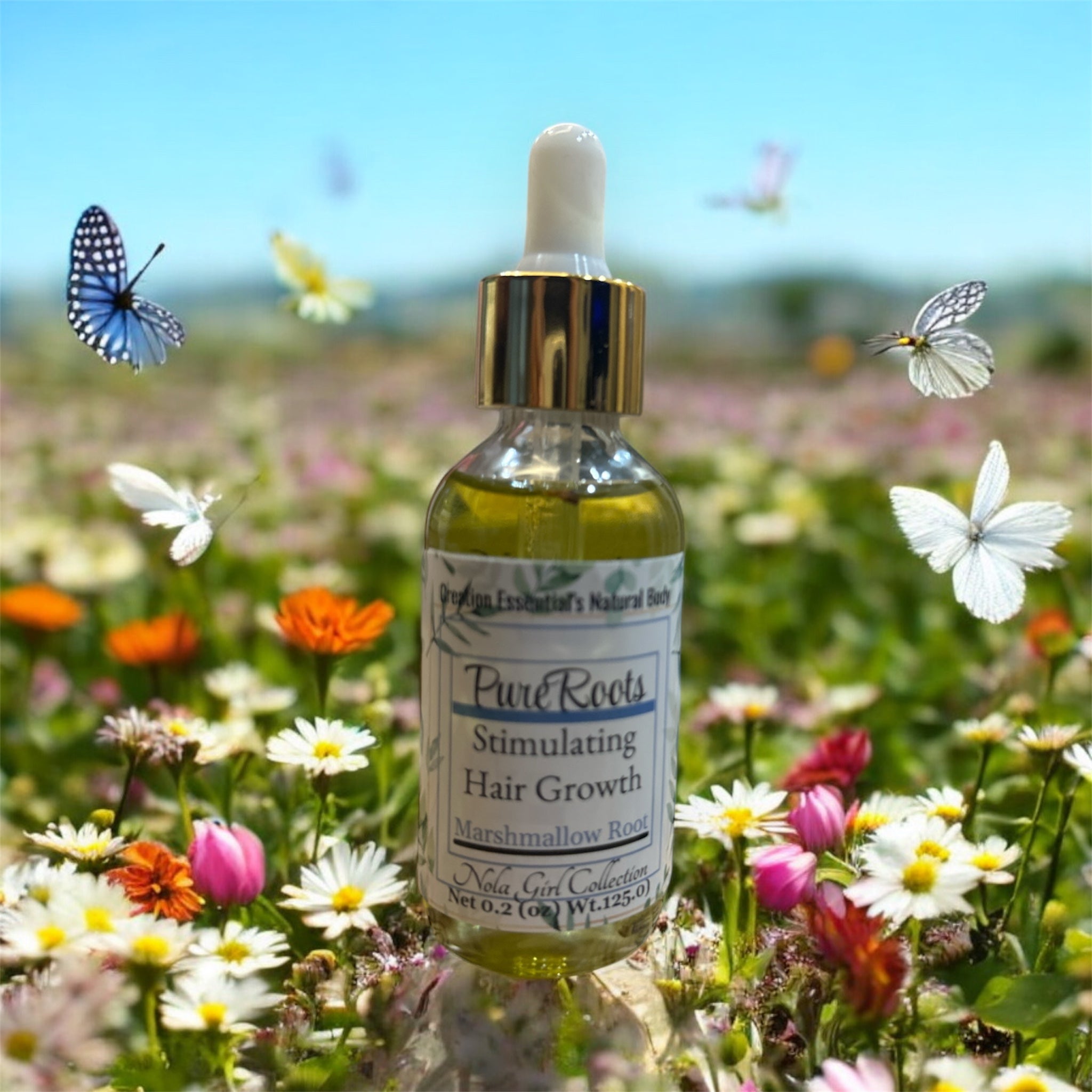 PureRoots Stimulating Hair Growth Oil with Marshmallow Root - Creation Essential