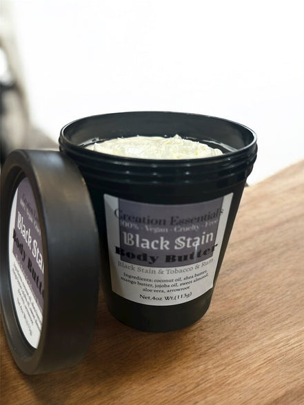 Buy 3 Get 3 or Buy 2 Get 1 Free  Black Satin  Men's Body Butter/ Orgainc Moisturizer/Male Body Butter