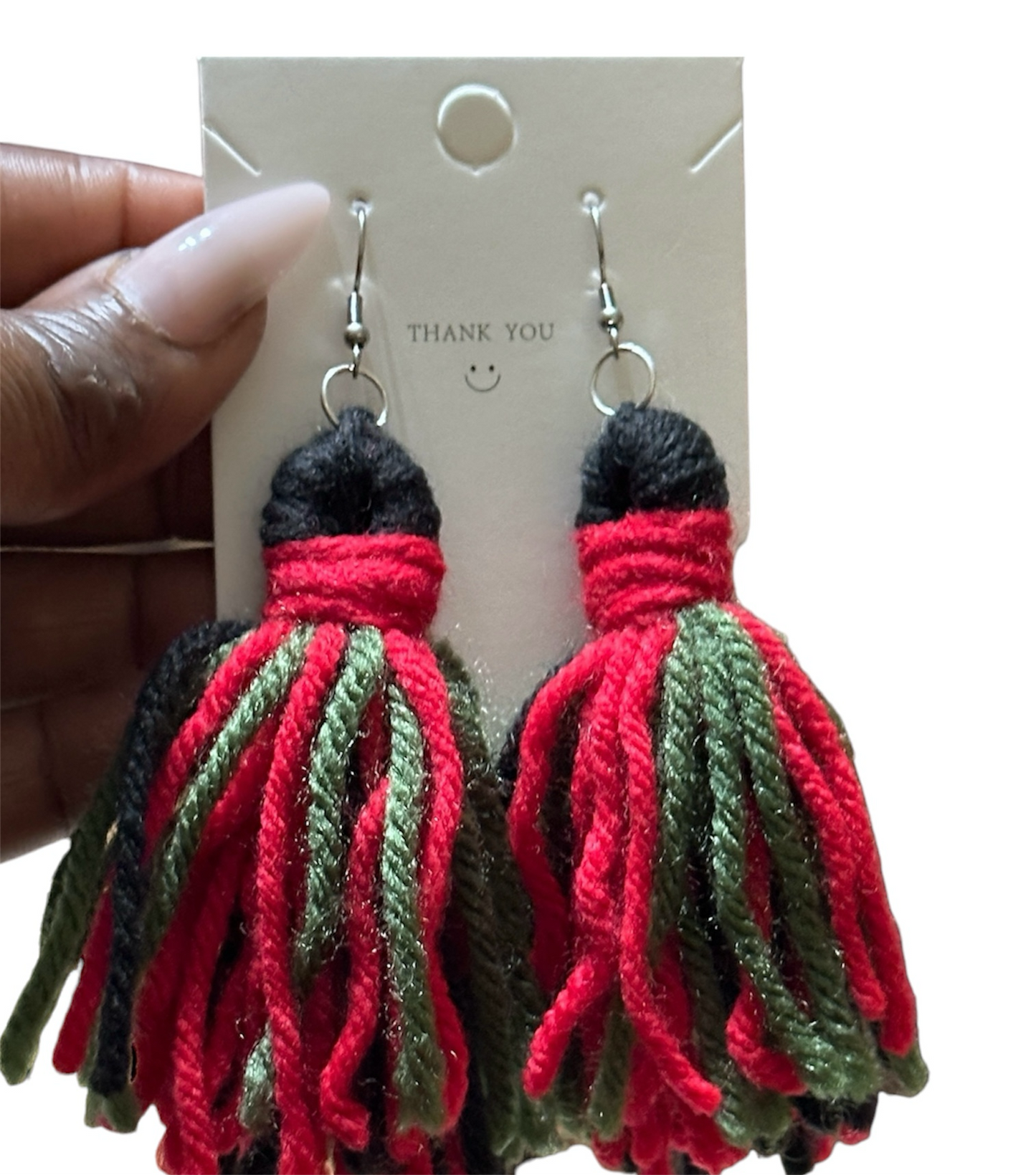 Yarn Earring Tassels Crochet Twisted knot Lightweight Multiply Color Yarn Earrings Fashion- Creation Essential's