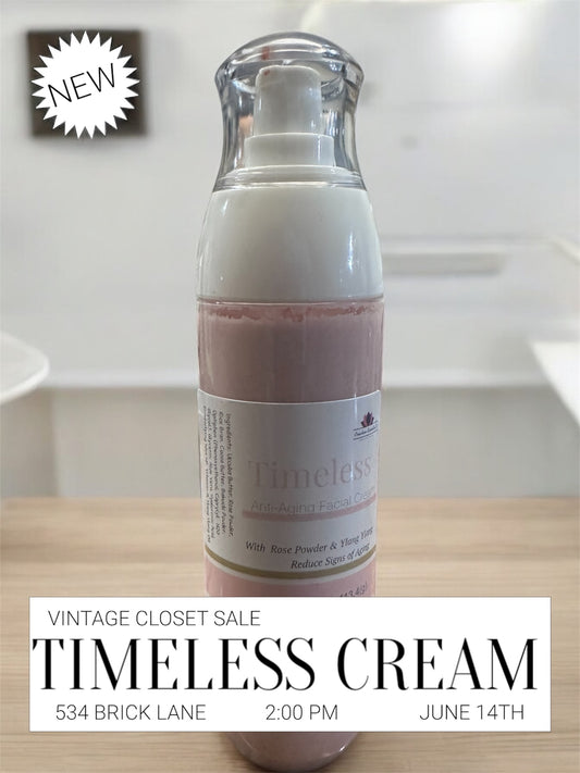 Timeless Facial Hydrating Cream with Rose Powder & Ylang Ylang, Natural Face Cream -Creation Essential's