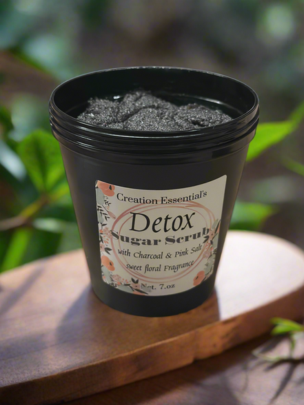 Detox Body Mask Scrub with Charcoal & Pink Salt