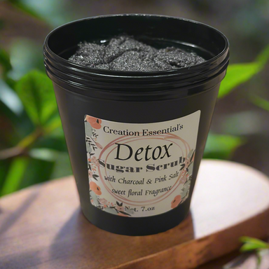 Detox Body Mask Shimmer Scrub with Charcoal & Pink Salt