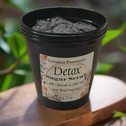 Detox Body Mask Scrub with Charcoal & Pink Salt