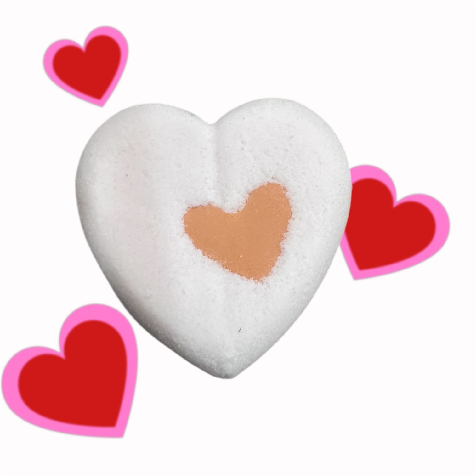 Bath Bomb Sweet Hearts Bath Bombs 2Pk/ By M.Jay's Candy Collection