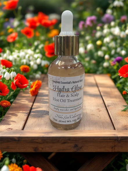 Hydra Glow Hair & Scalp Hot Oil Treatment with Buriti Oil