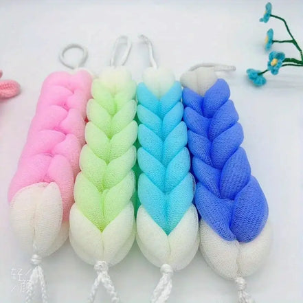 Deep Cleaning Body Sponge- Long Elastic Back Sponge with Rope Handle | Back Washer Body Sponge for Bathing & Shower, Deep Cleaning Net Sponge for Men & Women (