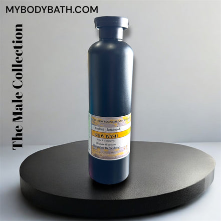 Buy 3 Get 3 or Buy 2 Get 1 Free Woodland Sandalwood hydrating men's Body Wash with Turmeric & Olive Oil