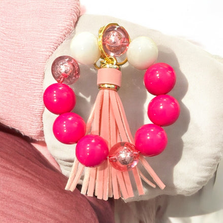Sugarbands Keychain -Silicone Keychain, Wirstlet and Tassles,