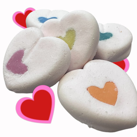Bath Bomb Sweet Hearts Bath Bombs 2Pk/ By M.Jay's Candy Collection