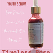 Timeless Rose Anti-Aging Face Serum - with Rose Powder, Hyaluronic Acid, Licorice Extract