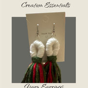 Yarn Earring Tassels Crochet Twisted knot Lightweight Multiply Color Yarn Earrings Fashion- Creation Essential's