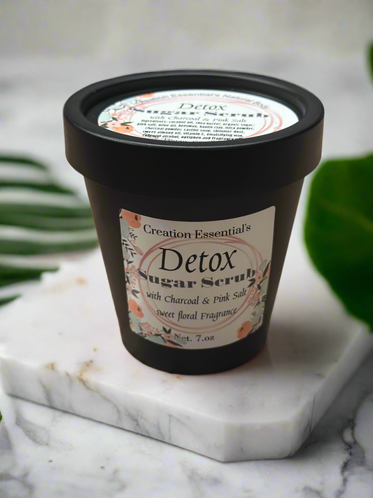 Detox Body Mask Scrub with Charcoal & Pink Salt
