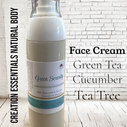 Green Serenity Revitalizing  Facial Cream w/Green Tea & Cucumber